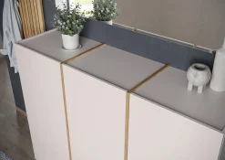 Schoenenkasten|Opbergkasten^Huisenthuis Opbergkast Aniek Kasjmier Eiken 55 cm