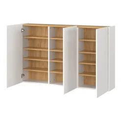 Schoenenkasten|Opbergkasten^Huisenthuis Opbergkast Aniek 86 cm Wit