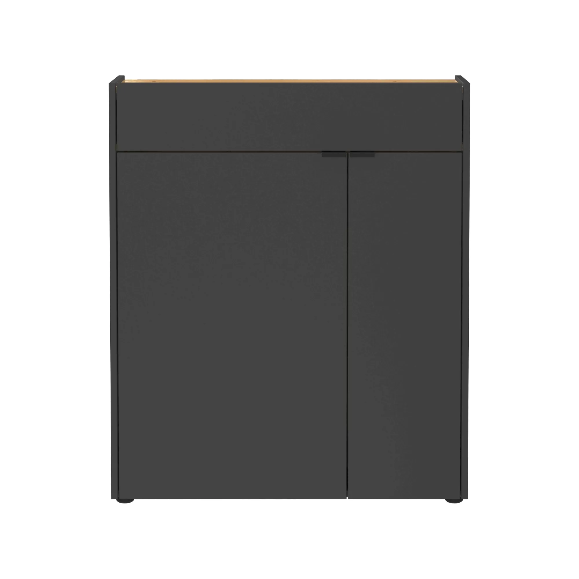 Schoenenkasten|Opbergkasten^Huisenthuis Opbergkast Eleonore 83 cm Grafiet