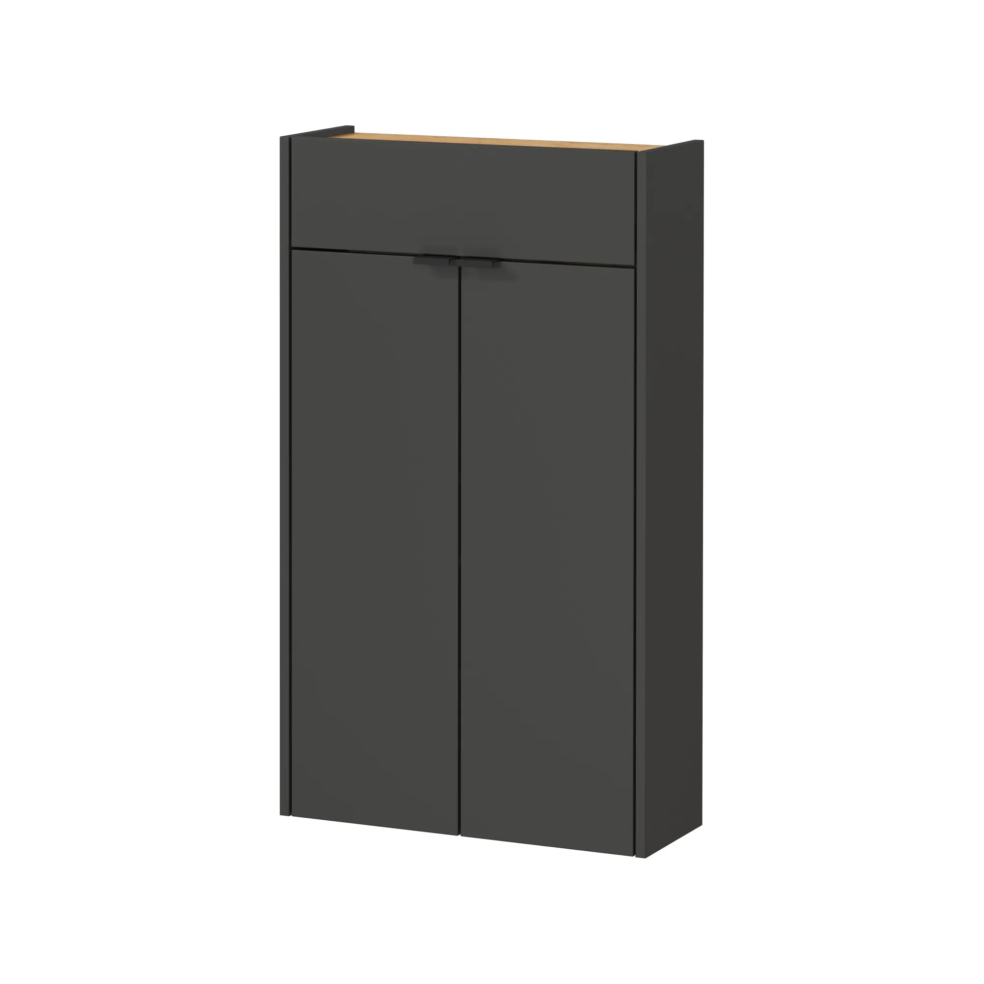 Schoenenkasten|Opbergkasten^Huisenthuis Opbergkast Eleonore 56 cm Grafiet