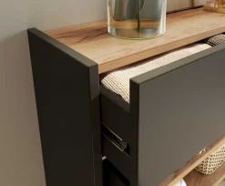 Schoenenkasten|Opbergkasten^Huisenthuis Opbergkast Eleonore 56 cm Grafiet