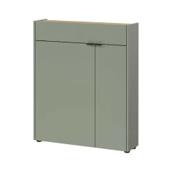 Schoenenkasten|Opbergkasten^Huisenthuis Opbergkast Eleonore 83 cm Groen