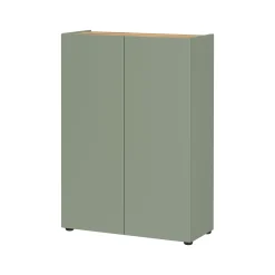 Schoenenkasten|Kantoorkasten^Huisenthuis Opbergkast Eleonore 74 cm Groen