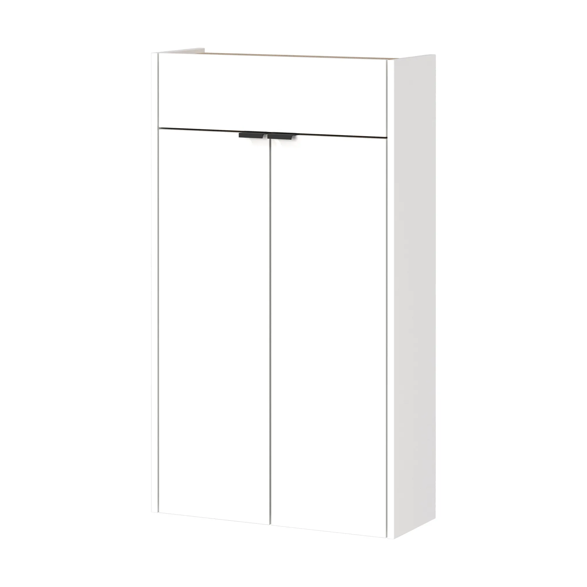 Schoenenkasten|Opbergkasten^Huisenthuis Opbergkast Eleonore 56 cm Wit