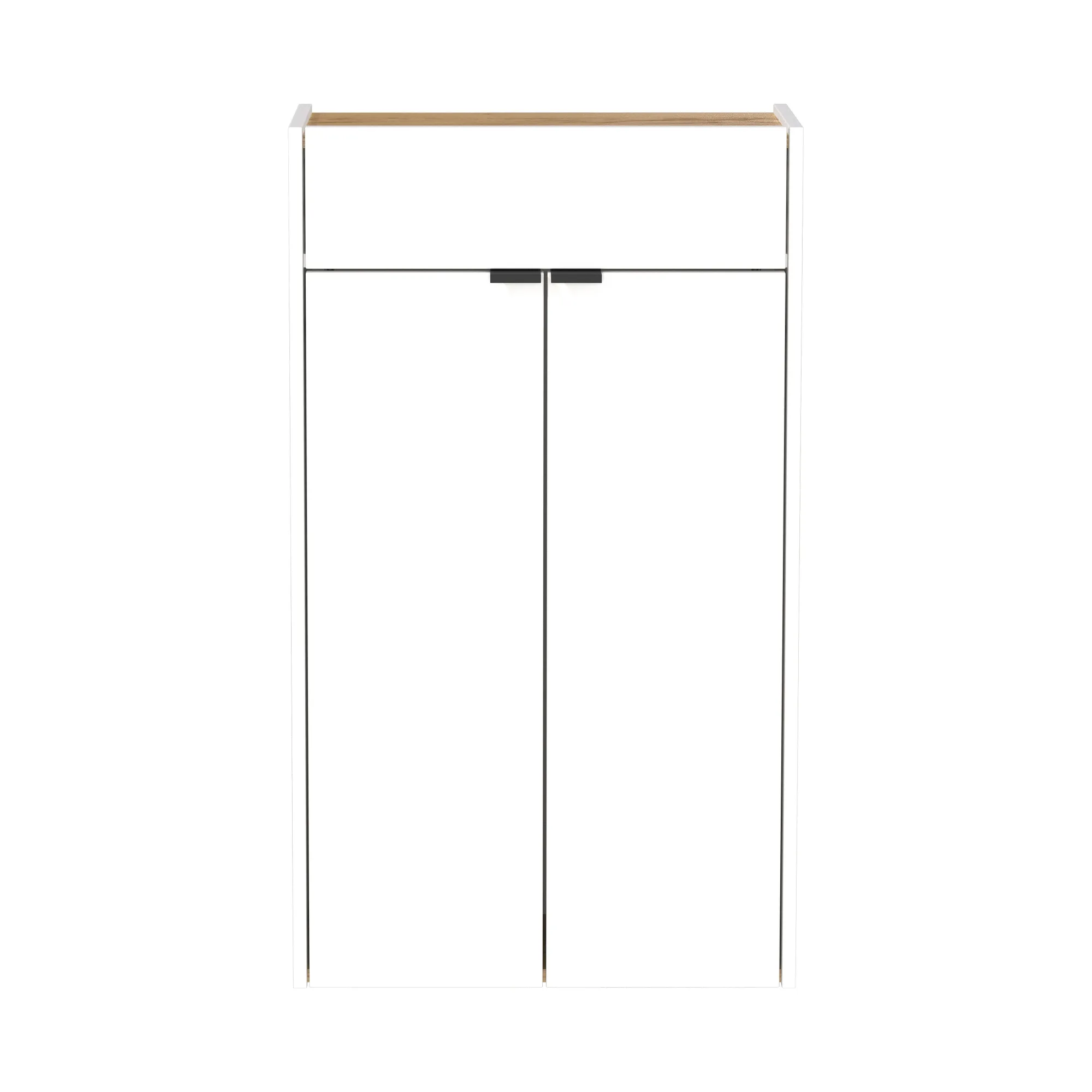 Schoenenkasten|Opbergkasten^Huisenthuis Opbergkast Eleonore 56 cm Wit