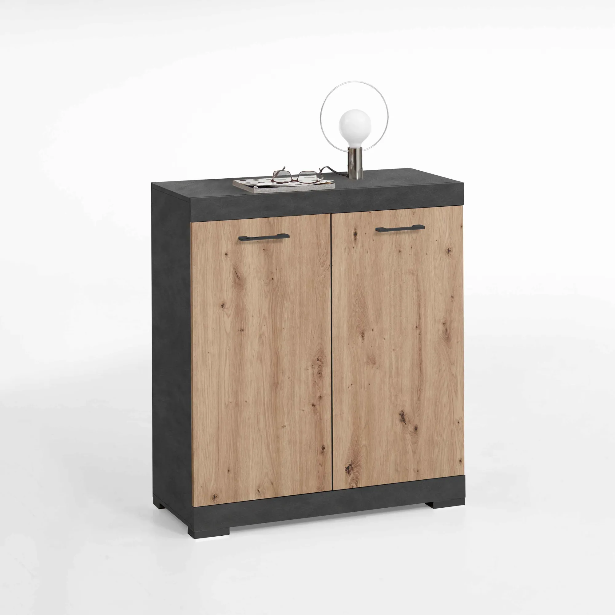 Opbergkasten^Huisenthuis Opbergkast Hermes 80x35x90 cm – 1 Artisan Eiken