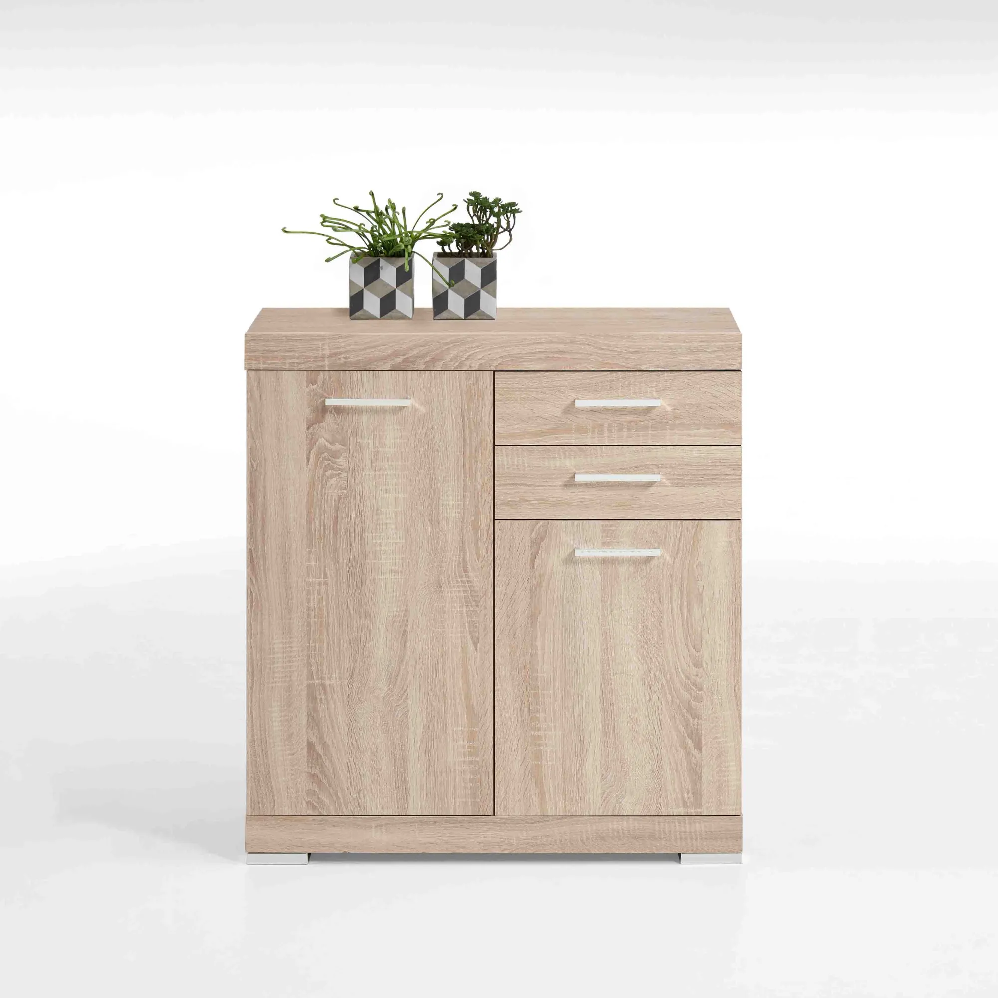 Opbergkasten^Huisenthuis Opbergkast Hermes 80x50x90 cm – 2 Eiken