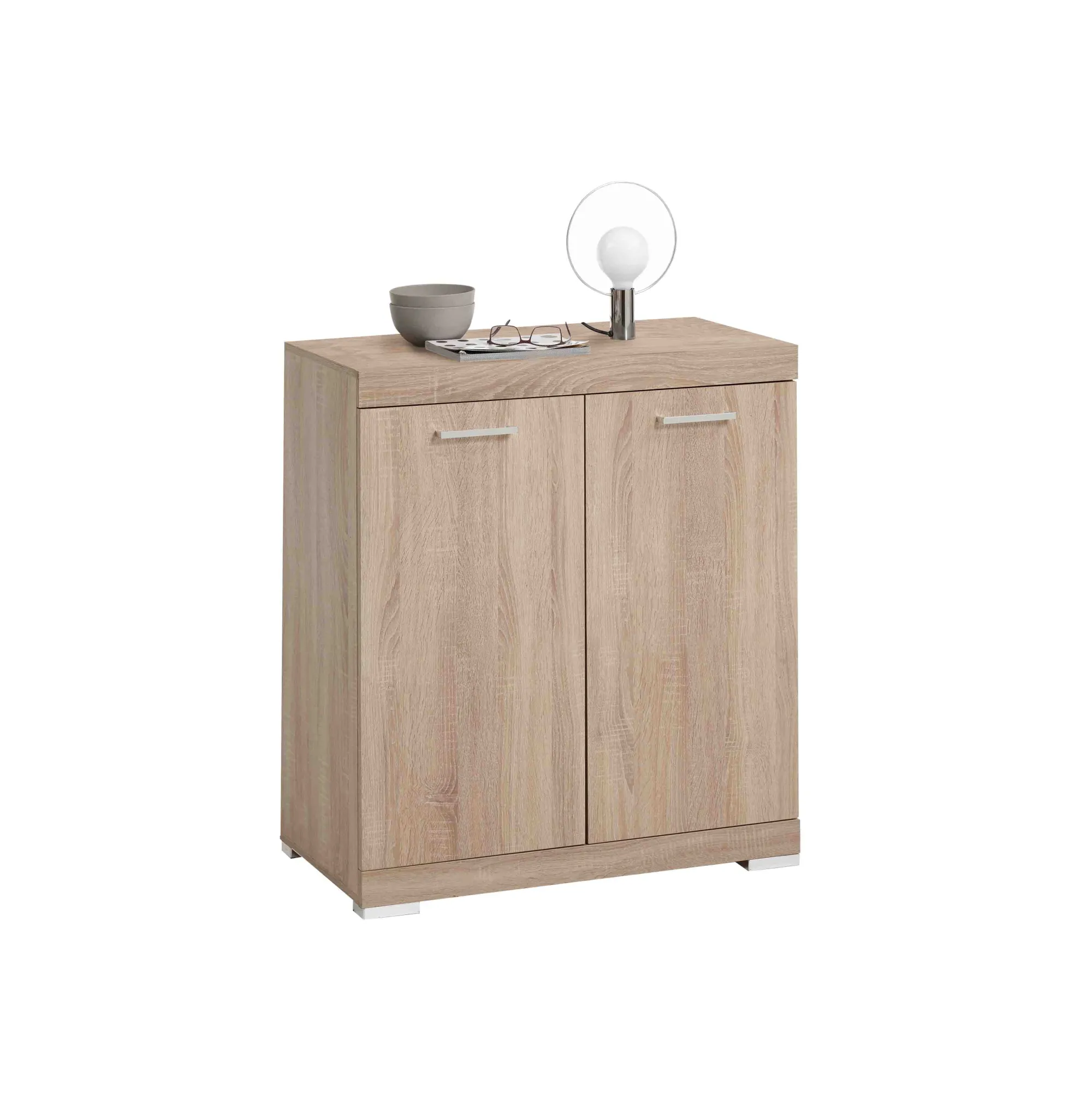 Opbergkasten^Huisenthuis Opbergkast Hermes 80x35x90 cm – 1 Eiken