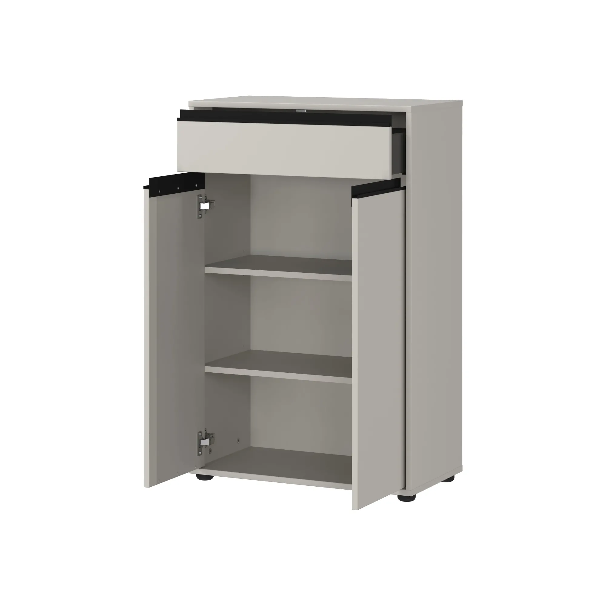 Badkamerkasten|Opbergkasten^Huisenthuis Opbergkast Pula 63 cm Lichtgrijs
