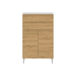 Badkamerkasten^Huisenthuis Opbergkast Samos Eiken 60 cm