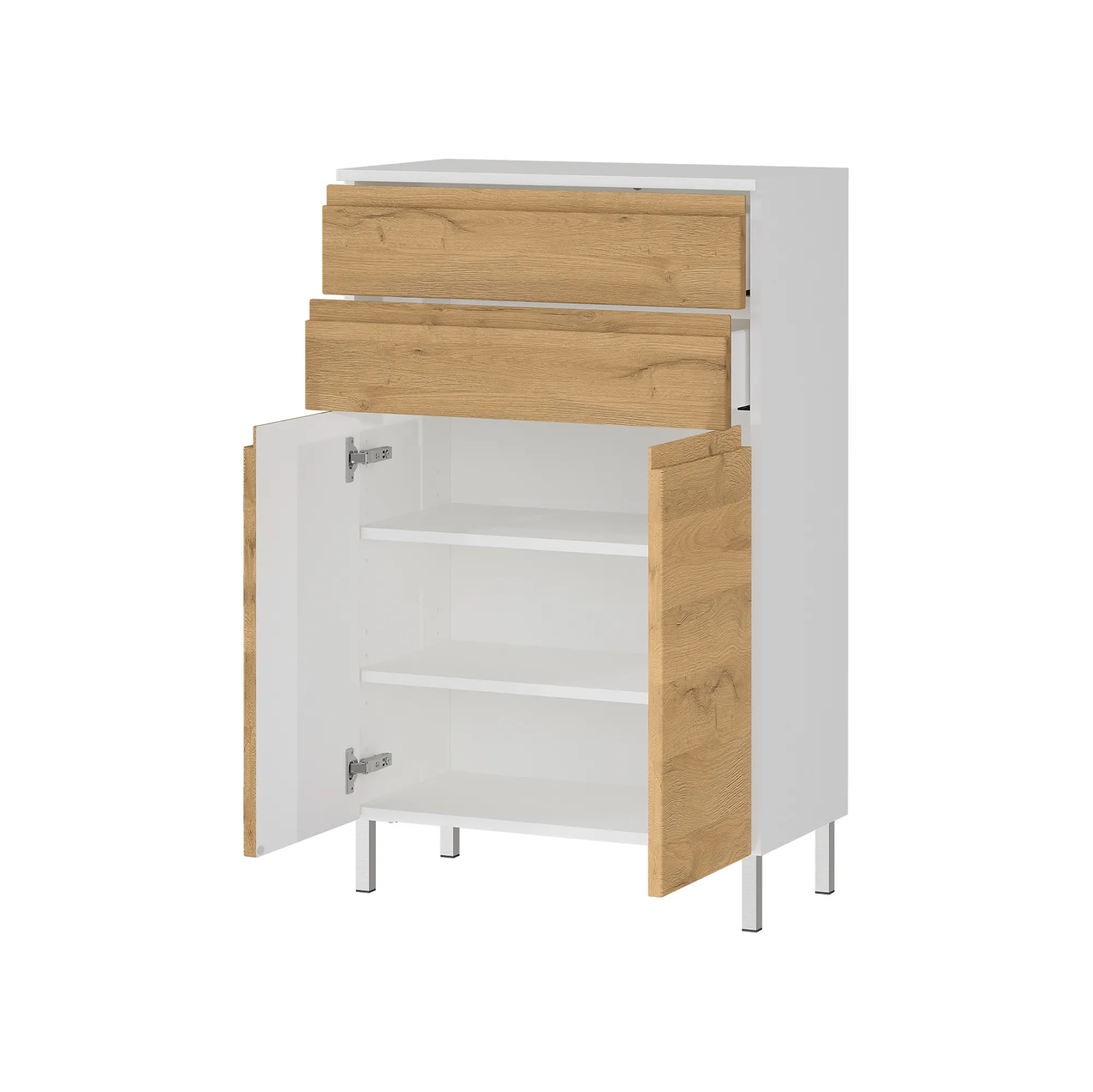 Badkamerkasten^Huisenthuis Opbergkast Samos Eiken 60 cm