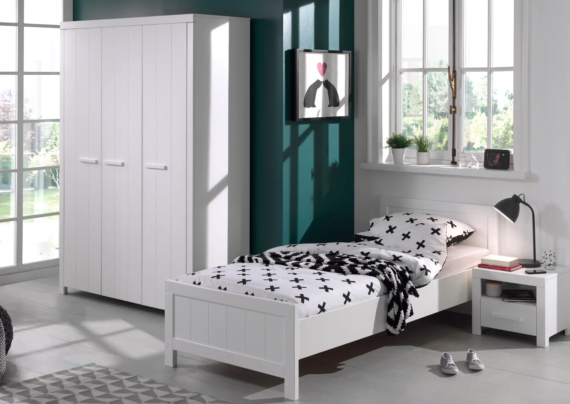 Kinderbedden^Huisenthuis 1-Persoonsbed Machiel