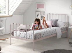 Kinderbedden^Huisenthuis 1-Persoonsbed Mees Roze