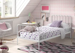 Kinderbedden^Huisenthuis 1-Persoonsbed Mees Wit