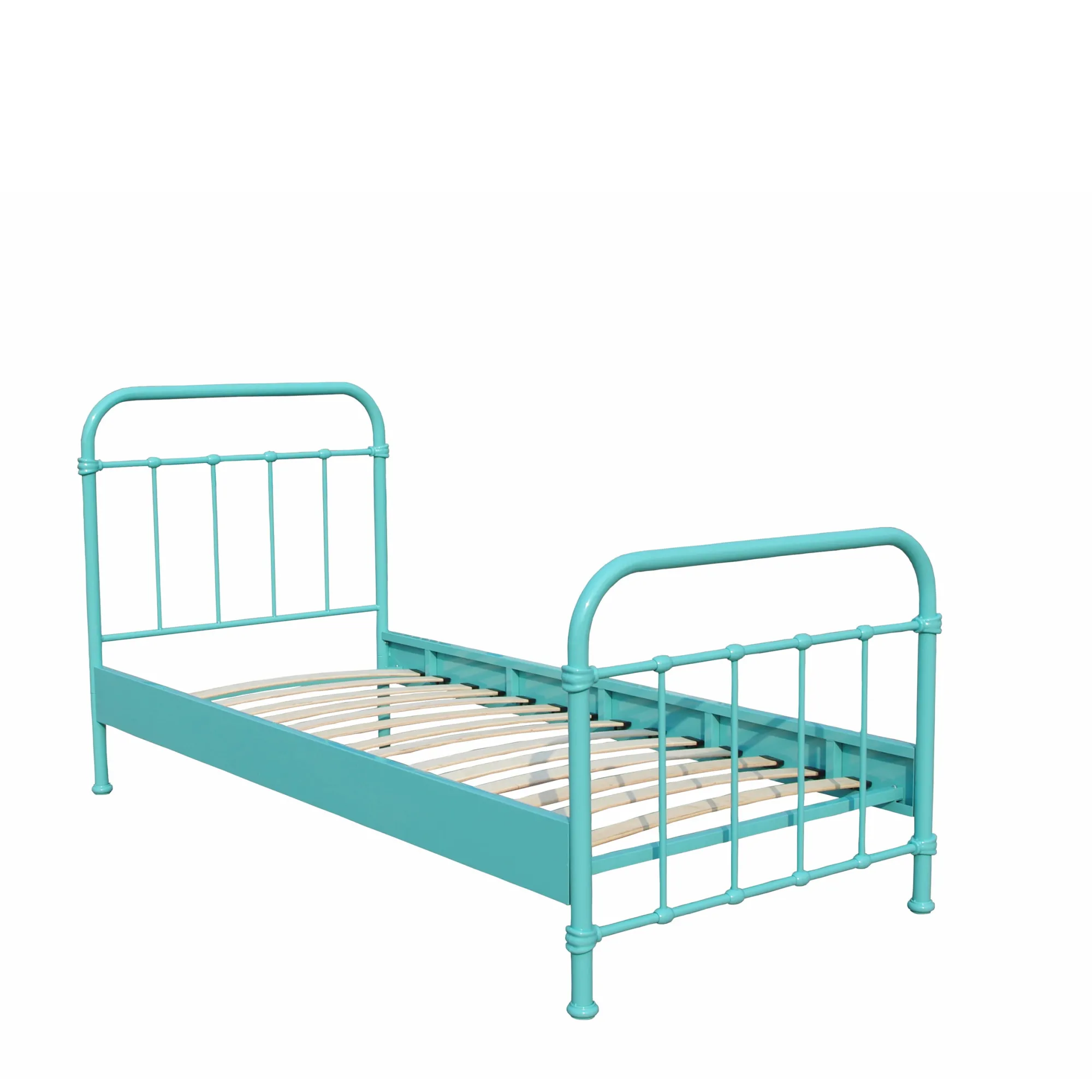 Kinderbedden^Huisenthuis 1-Persoonsbed Sam-1M Mintgroen