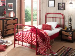 Kinderbedden^Huisenthuis 1-Persoonsbed Sam-1R Rood