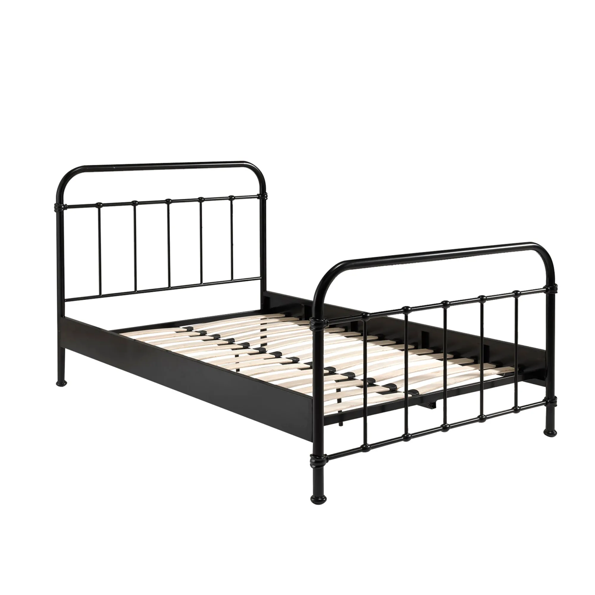 Kinderbedden^Huisenthuis 2-Persoonsbed Sam-2Z Zwart