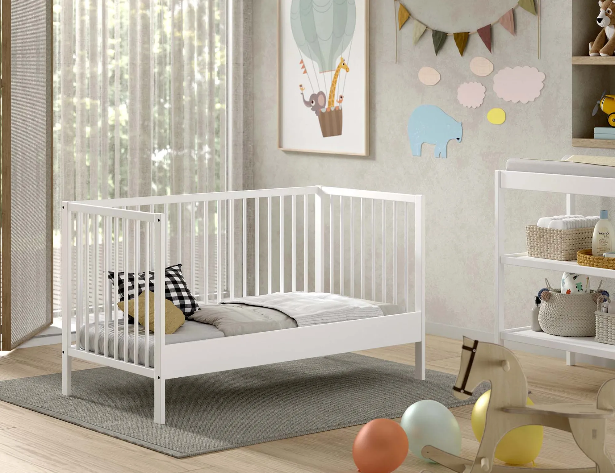 Peuterbedden^Huisenthuis Peuterbed Taylor Wit