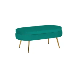 Poefen^Huisenthuis Poef Chanelle Velvet 99 cm Groen