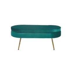 Poefen^Huisenthuis Poef Chanelle Velvet 99 cm Groen