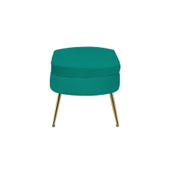 Poefen^Huisenthuis Poef Chanelle Velvet 99 cm Groen