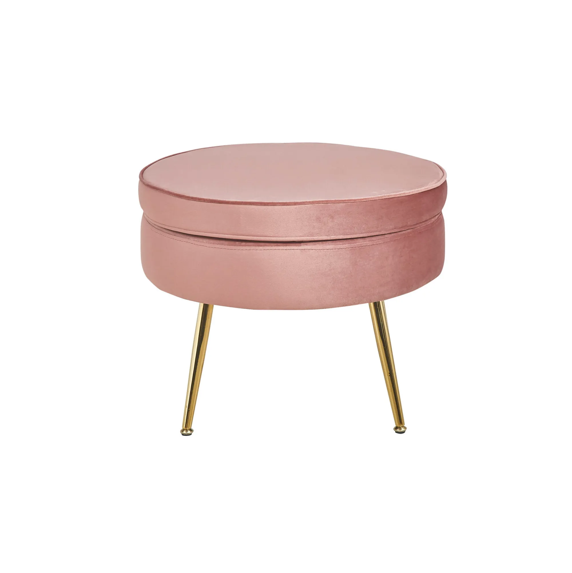 Poefen^Huisenthuis Poef Chanelle Velvet 52 cm Roze