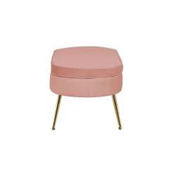 Poefen^Huisenthuis Poef Chanelle Velvet 99 cm Roze