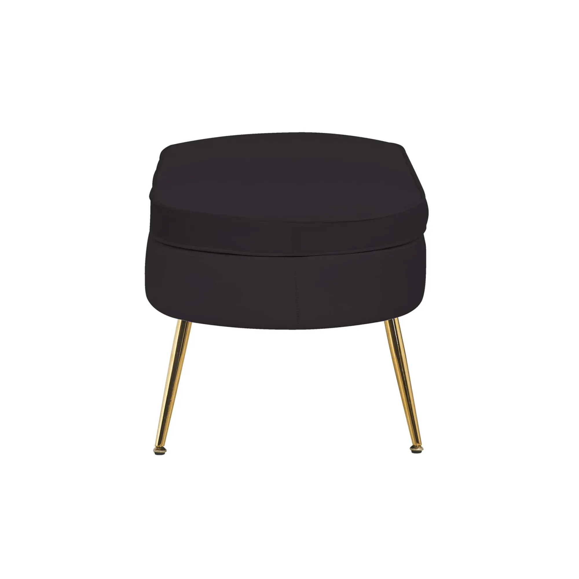 Poefen^Huisenthuis Poef Chanelle Velvet 99 cm Zwart