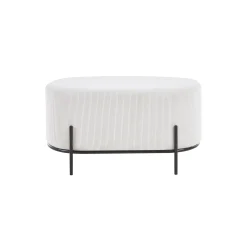 Poefen^Huisenthuis Poef Naomi Stof Beige