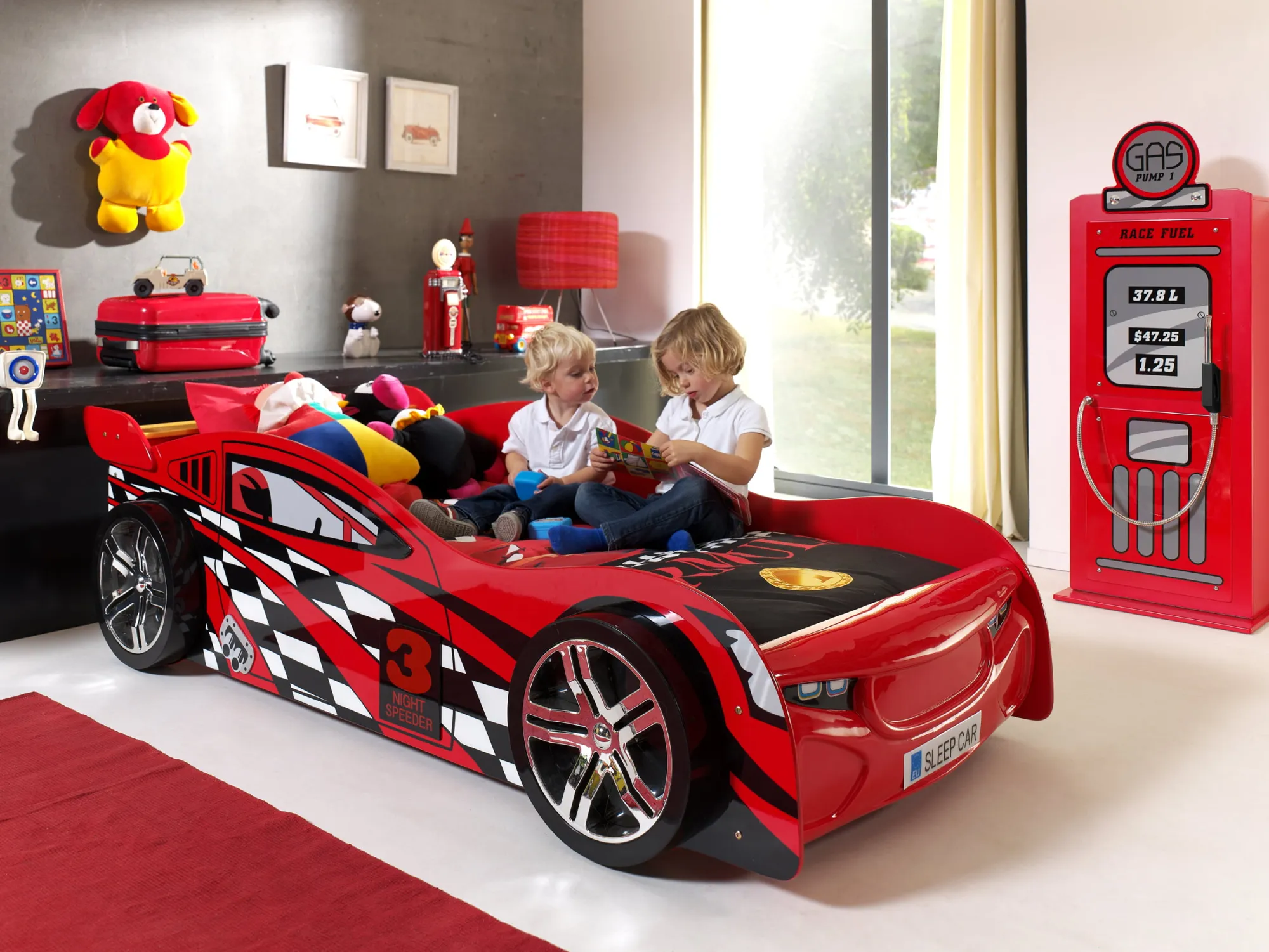 Kinderbedden^Huisenthuis Race-autobed Harry