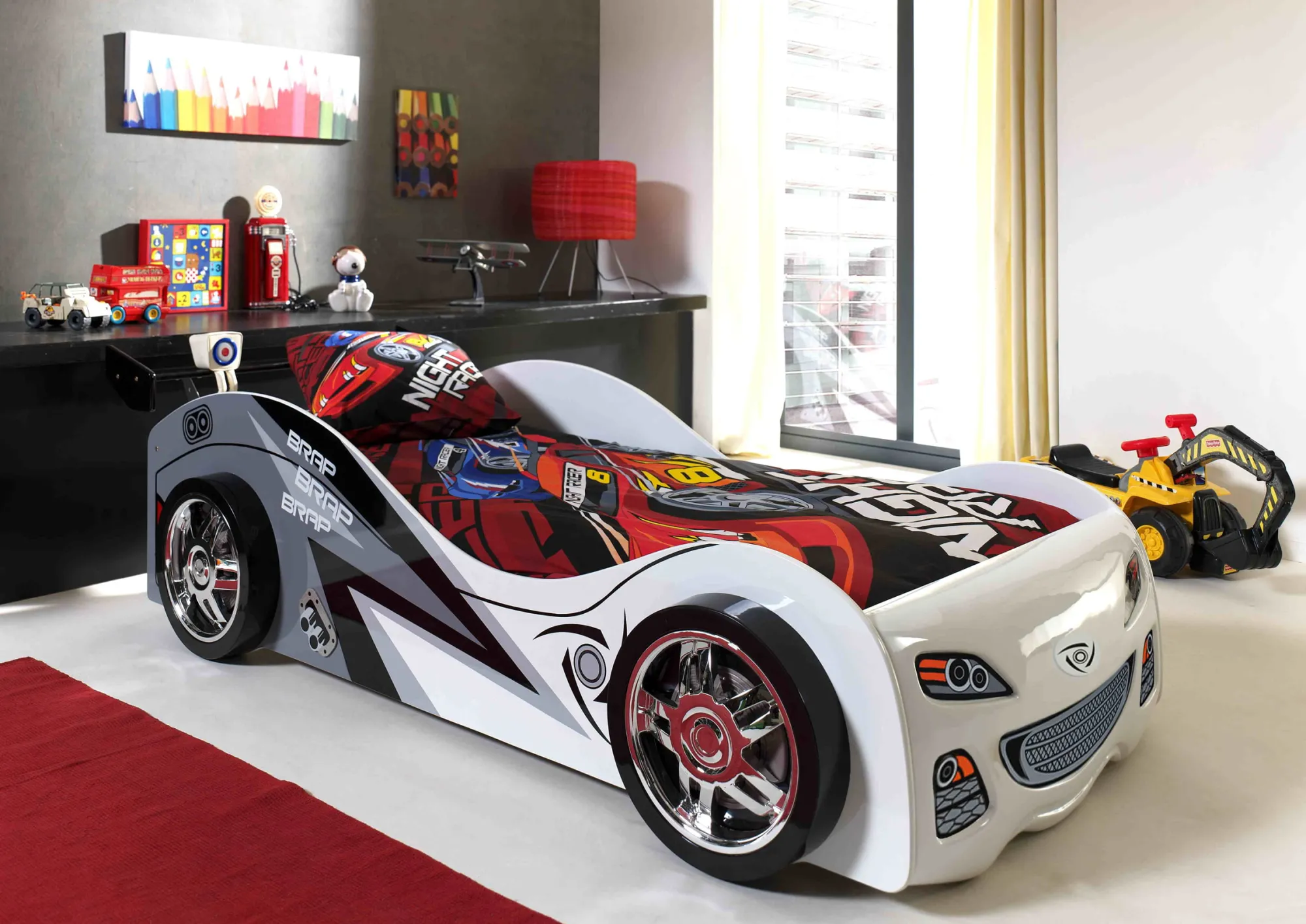 Kinderbedden^Huisenthuis Race-autobed Harry
