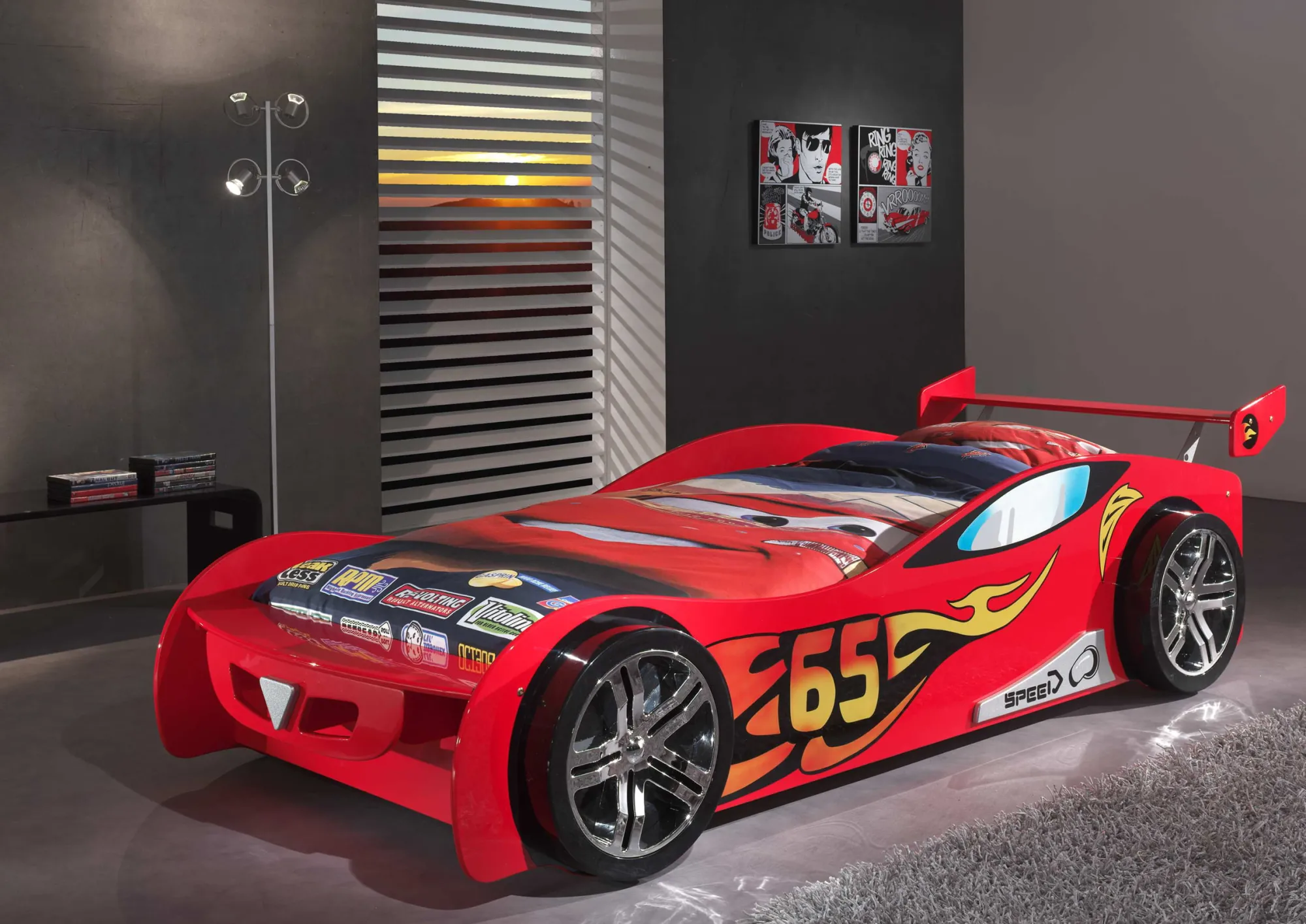 Kinderbedden^Huisenthuis Race-autobed Lucien-R