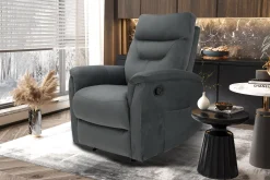 Fauteuils^Huisenthuis Relaxfauteuil Arya Grijs