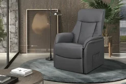 Fauteuils^Huisenthuis Relaxfauteuil Francine Grijs