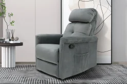 Fauteuils^Huisenthuis Relaxfauteuil Hannelore Grijs