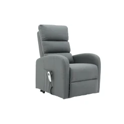 Fauteuils^Huisenthuis Relaxfauteuil Lenny Donkergrijs