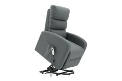 Fauteuils^Huisenthuis Relaxfauteuil Lenny Donkergrijs