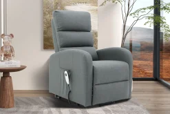 Fauteuils^Huisenthuis Relaxfauteuil Lenny Donkergrijs