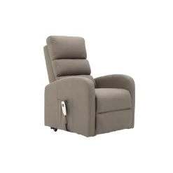 Fauteuils^Huisenthuis Relaxfauteuil Lenny Taupe