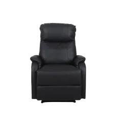 Fauteuils^Huisenthuis Relaxfauteuil Sascha Zwart