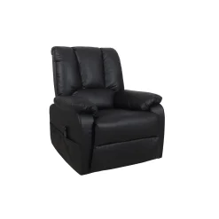 Fauteuils^Huisenthuis Relaxfauteuil Yvon Zwart
