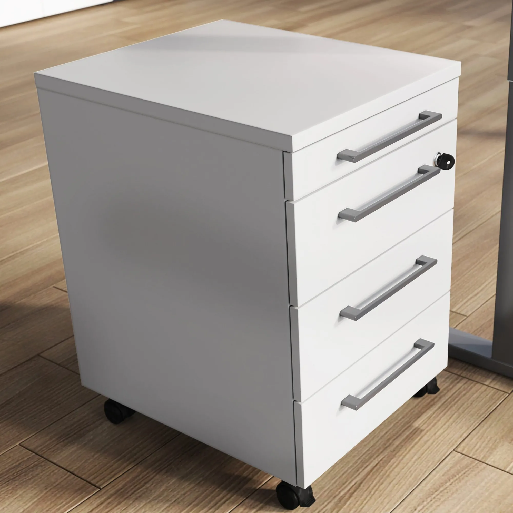 Ladeblokken^Huisenthuis Rolcontainer Ergonoma Licht Grijs