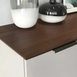 Salontafels^Huisenthuis Salontafel Amalfi Zand-Walnoot Walnoot, Zand