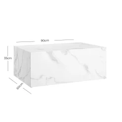 Salontafels^Huisenthuis Salontafel Bodi Wit