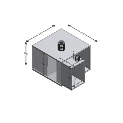Salontafels^Huisenthuis Salontafel Burundi Wit Beton – 2