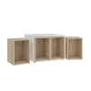 Salontafels^Huisenthuis Salontafel Burundi Wit Eiken