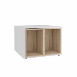 Salontafels^Huisenthuis Salontafel Burundi Wit Eiken