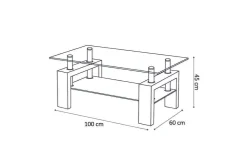 Salontafels^Huisenthuis Salontafel Debby Sonoma