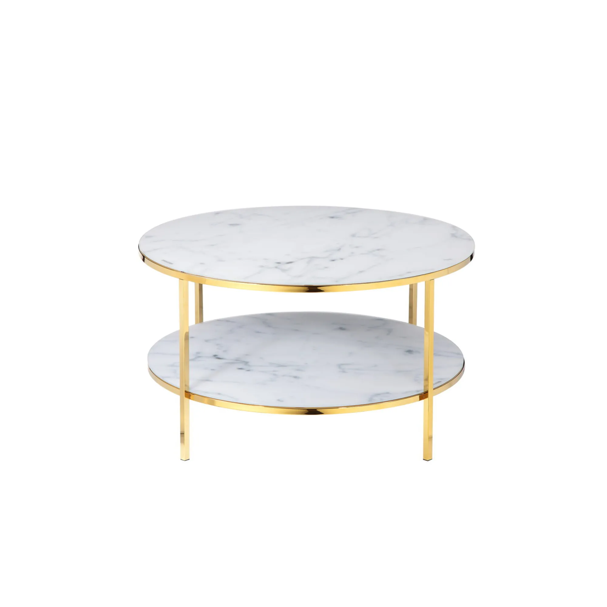 Salontafels^Huisenthuis Salontafel Emine Wit-Goud