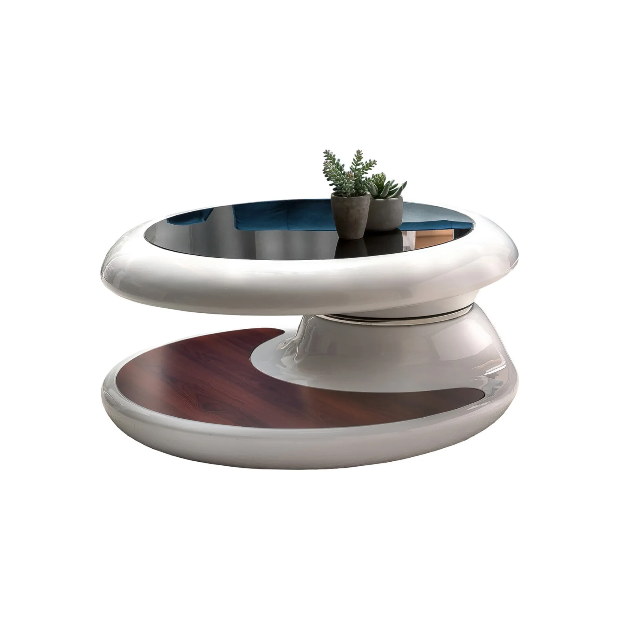 Salontafels^Huisenthuis Salontafel Esmaralda Wit